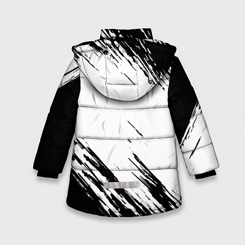 Зимняя куртка для девочки ASAP ROCKY / 3D-Черный – фото 2