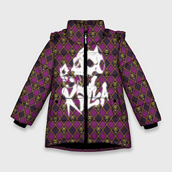 Куртка зимняя для девочки Killer Queen, цвет: 3D-черный