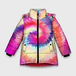 Зимняя куртка для девочки Tie Dye vortex