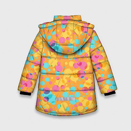 Зимняя куртка для девочки Милый корги / 3D-Черный – фото 2
