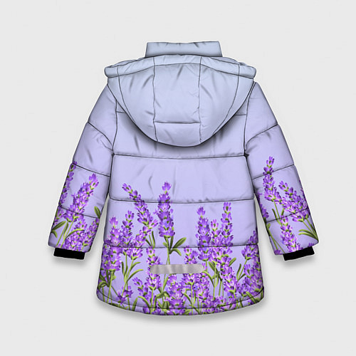 Зимняя куртка для девочки Lavander / 3D-Черный – фото 2