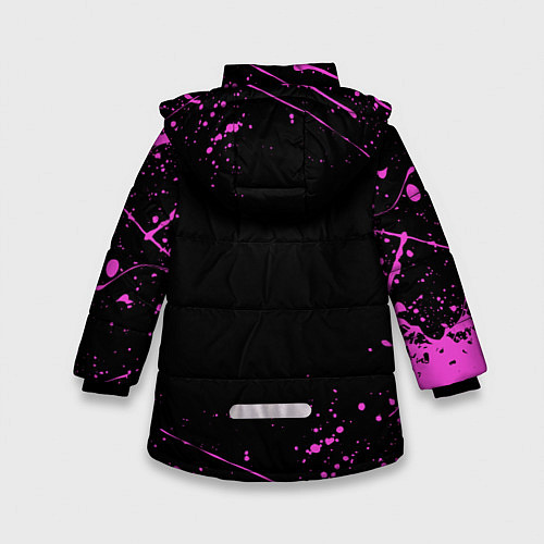 Зимняя куртка для девочки JOJOS BIZARRE ADVENTURE / 3D-Черный – фото 2