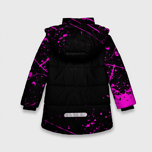 Зимняя куртка для девочки JOJOS BIZARRE ADVENTURE / 3D-Черный – фото 2