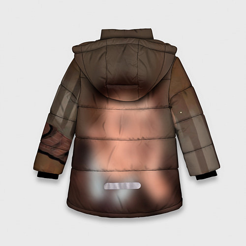 Зимняя куртка для девочки 10TH DOCTOR WHO / 3D-Черный – фото 2