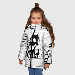 Куртка зимняя для девочки KILLER QUEEN, цвет: 3D-светло-серый — фото 2