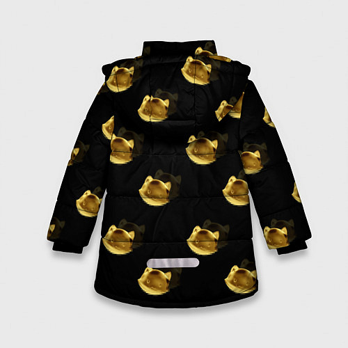 Зимняя куртка для девочки Fortnite gold / 3D-Черный – фото 2