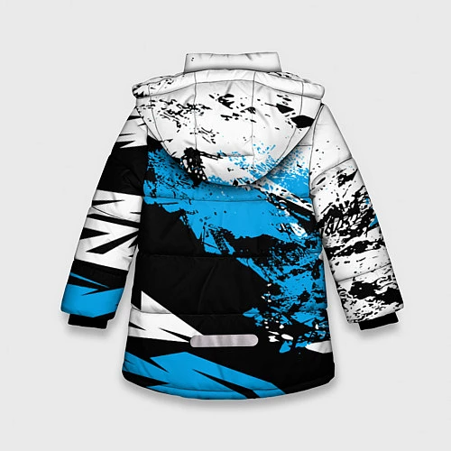 Зимняя куртка для девочки Bona Fide / 3D-Черный – фото 2