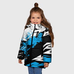 Куртка зимняя для девочки Bona Fide, цвет: 3D-красный — фото 2