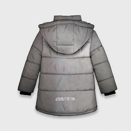 Зимняя куртка для девочки DOCTOR WHO / 3D-Черный – фото 2