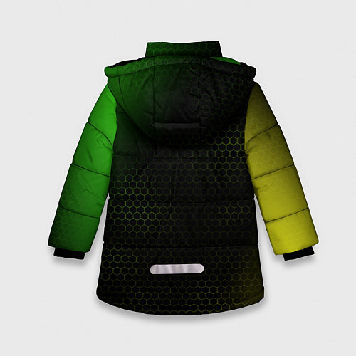 Зимняя куртка для девочки BRAWL STARS Leon / 3D-Черный – фото 2