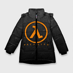 Куртка зимняя для девочки HALF - LIFE, цвет: 3D-черный