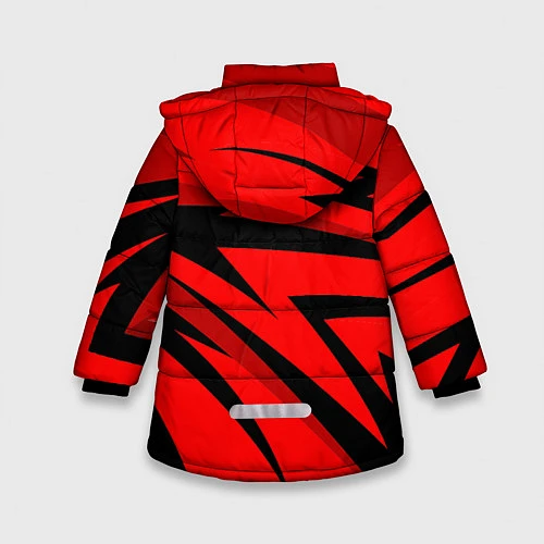 Зимняя куртка для девочки Bona Fide / 3D-Черный – фото 2