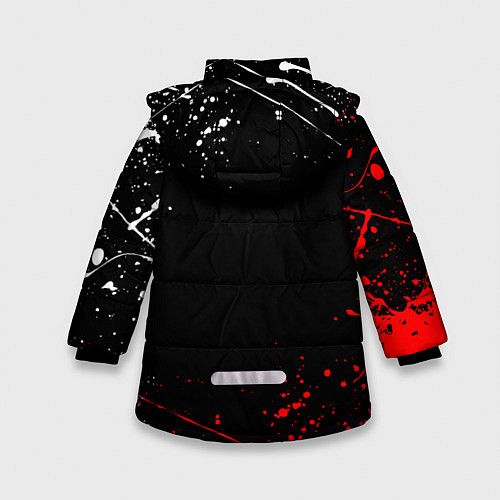 Зимняя куртка для девочки FORTNITE IKONIK / 3D-Черный – фото 2