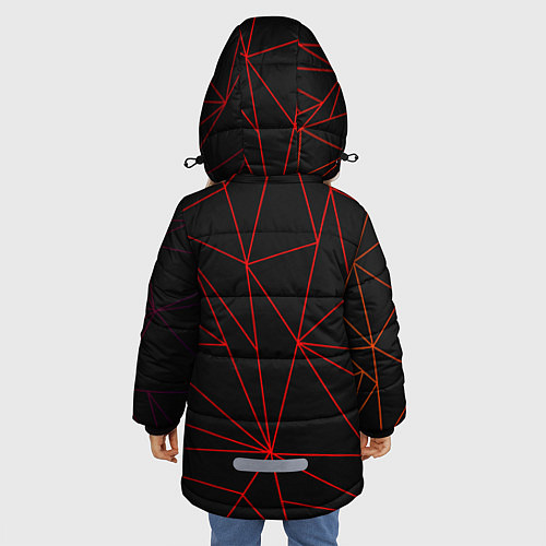 Зимняя куртка для девочки CSGO / 3D-Красный – фото 4