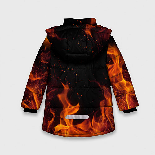 Зимняя куртка для девочки Louna / 3D-Черный – фото 2