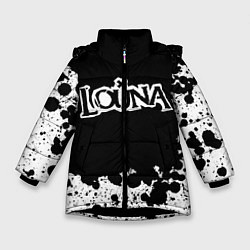 Куртка зимняя для девочки Louna, цвет: 3D-черный