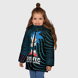 Куртка зимняя для девочки SONIC СОНИК, цвет: 3D-черный — фото 2
