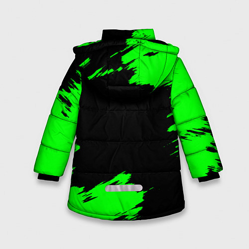 Зимняя куртка для девочки The ACDC famely / 3D-Черный – фото 2