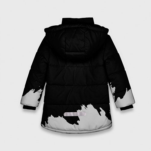 Зимняя куртка для девочки ACDC / 3D-Черный – фото 2