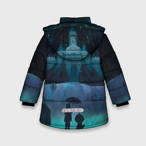 Зимняя куртка для девочки UNDERTALE / 3D-Черный – фото 2