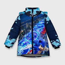 Куртка зимняя для девочки Sonik, цвет: 3D-светло-серый