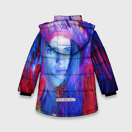 Зимняя куртка для девочки Billie Paint Colors / 3D-Черный – фото 2