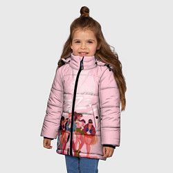 Куртка зимняя для девочки PINK SAILOR MOON, цвет: 3D-черный — фото 2