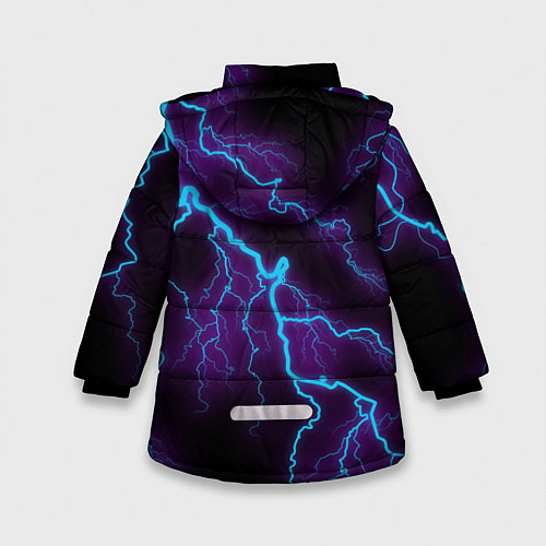Зимняя куртка для девочки SONIC / 3D-Черный – фото 2