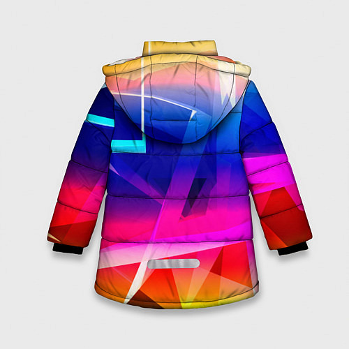 Зимняя куртка для девочки Sonic / 3D-Черный – фото 2