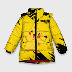 Зимняя куртка для девочки PIKACHU: PIKA PIKA