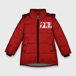 Куртка зимняя для девочки Akira, цвет: 3D-светло-серый
