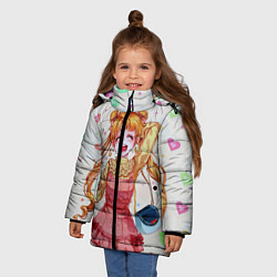Куртка зимняя для девочки SAILOR MOON, цвет: 3D-красный — фото 2