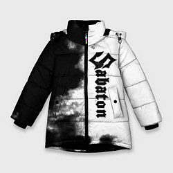 Куртка зимняя для девочки Sabaton, цвет: 3D-черный