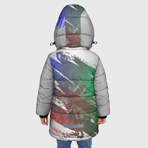 Зимняя куртка для девочки Winston Churchill / 3D-Красный – фото 4