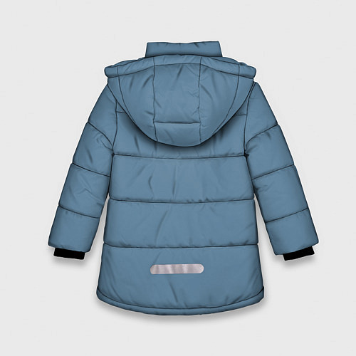Зимняя куртка для девочки Little Big / 3D-Черный – фото 2