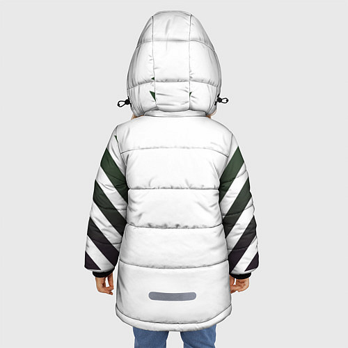 Зимняя куртка для девочки Off-White: Keep Going / 3D-Красный – фото 4