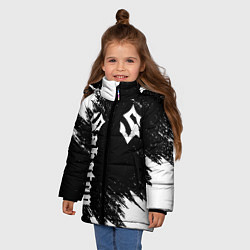 Куртка зимняя для девочки SABATON, цвет: 3D-светло-серый — фото 2