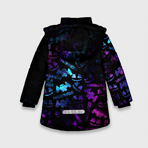 Зимняя куртка для девочки MARSMELLO / 3D-Черный – фото 2