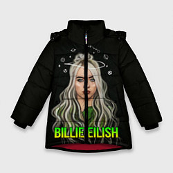 Куртка зимняя для девочки BILLIE EILISH, цвет: 3D-красный