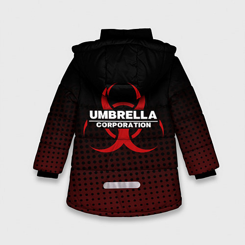 Зимняя куртка для девочки Umbrella / 3D-Черный – фото 2