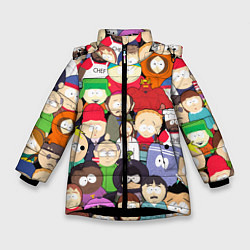 Зимняя куртка для девочки South Park персонажи