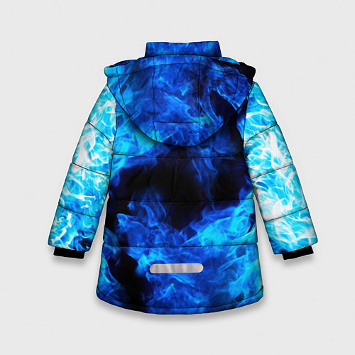 Зимняя куртка для девочки BRAWL STARS LEON SHARK / 3D-Черный – фото 2