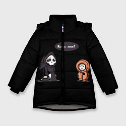 Куртка зимняя для девочки South Park, цвет: 3D-светло-серый