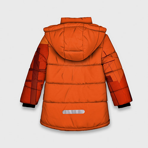 Зимняя куртка для девочки FORTNITE / 3D-Черный – фото 2