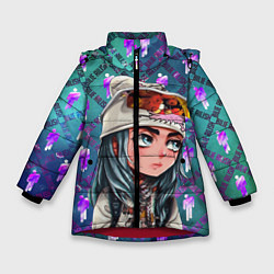 Куртка зимняя для девочки BILLIE EILISH, цвет: 3D-красный