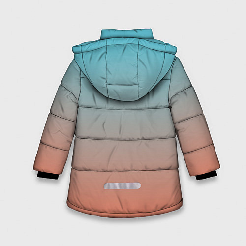 Зимняя куртка для девочки Милый корги / 3D-Черный – фото 2