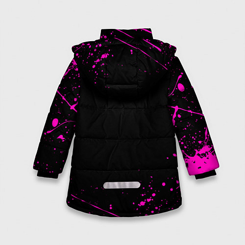 Зимняя куртка для девочки QUEEN / 3D-Черный – фото 2