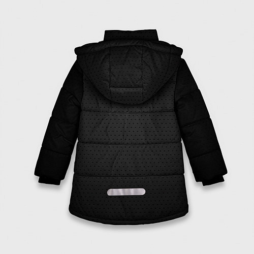 Зимняя куртка для девочки Mersedes / 3D-Черный – фото 2