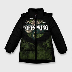 Куртка зимняя для девочки Offspring, цвет: 3D-черный