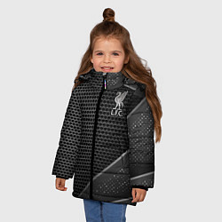 Куртка зимняя для девочки Liverpool FC, цвет: 3D-черный — фото 2